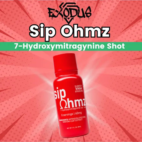 Exodus | Sip Ohmz 7-Hydroxymitragynine Shot - 30ml