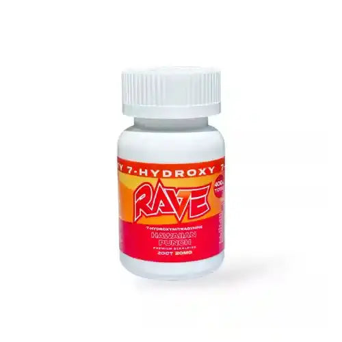 Rave Kratom | 7OH Tablets - Hawaiian Punch - 400mg