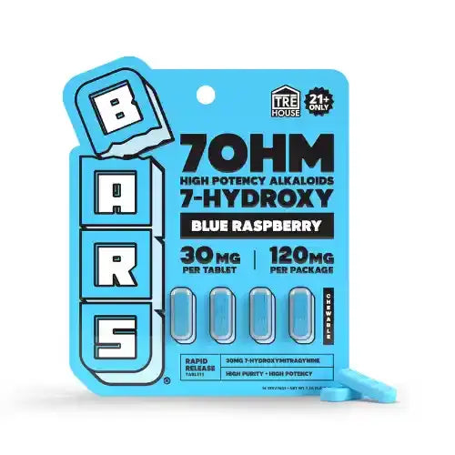 TRE House BARS - Blue Raspberry - Blue Blister pack