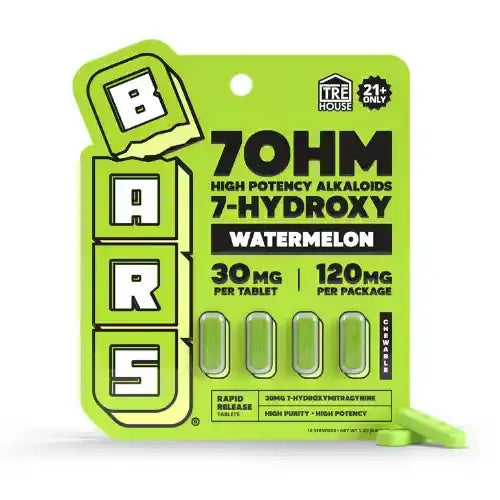 TRE House BARS - Watermelon - Green Blister pack