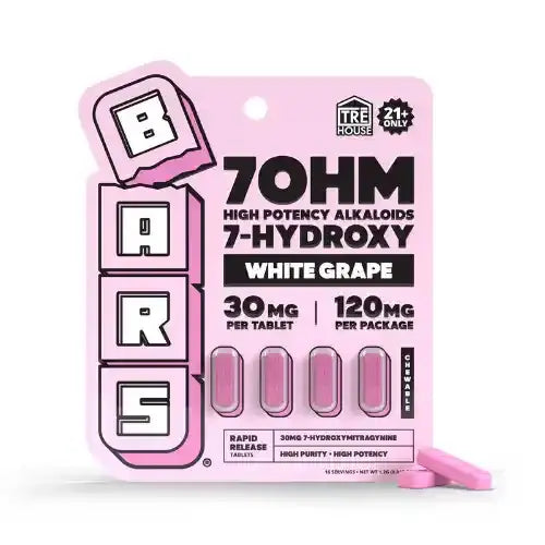 TRE House BARS - White Grape - Light Pink Blister pack