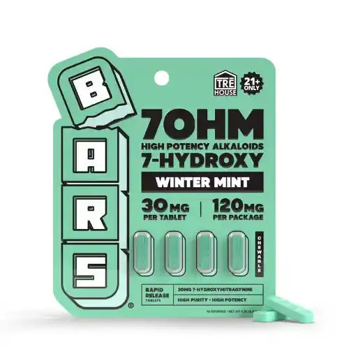 TRE House BARS - Winter Mint - Mint Green Blister pack