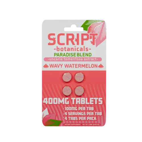 Script Botanicals - Paradise Blend Tablets - 4ct