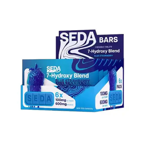 SEDA 7OH tablets blue strawberry - blue package