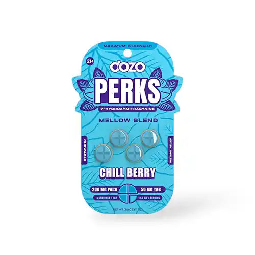chill berry dozo perks - blue package
