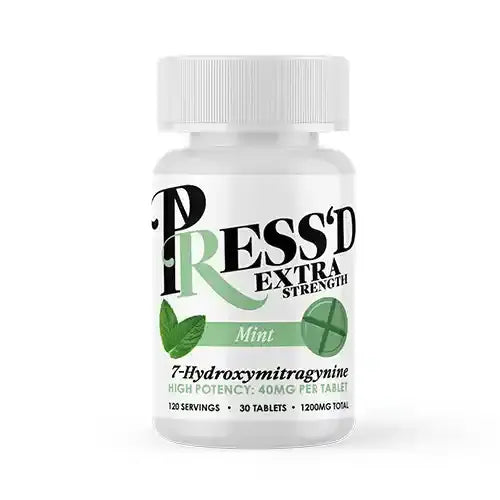 white bottle with green lettering and mint leaf - mint