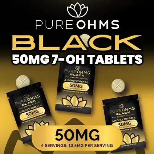 Pure Ohms | High-Potency Black 7OH Tablet - 50mg