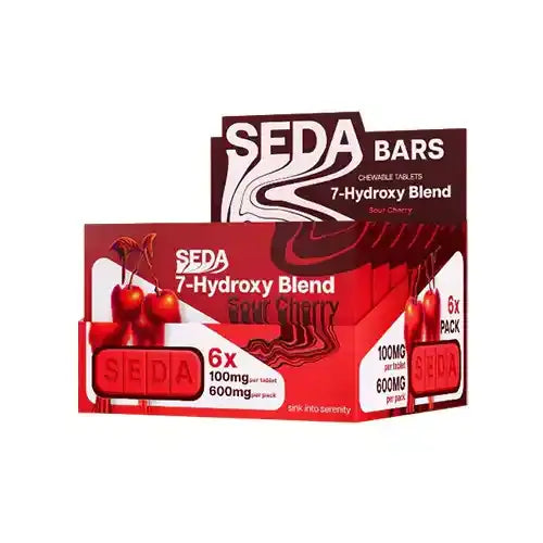 SEDA 7OH tablets cherry - red package