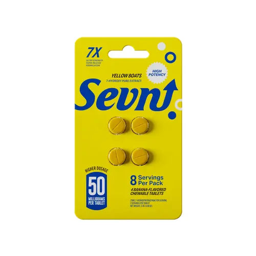 Sevn yellow boats yellow blister pack