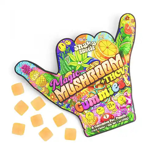 Shaka Sweets | Mushroom Gummies + 40mg THCV - P.O.G.