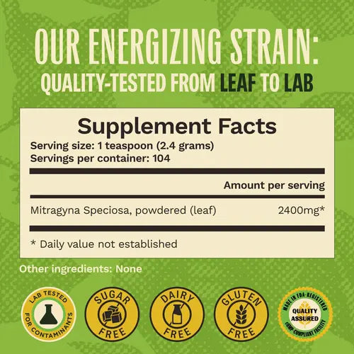 Super Speciosa | Green Maylay Kratom Powder