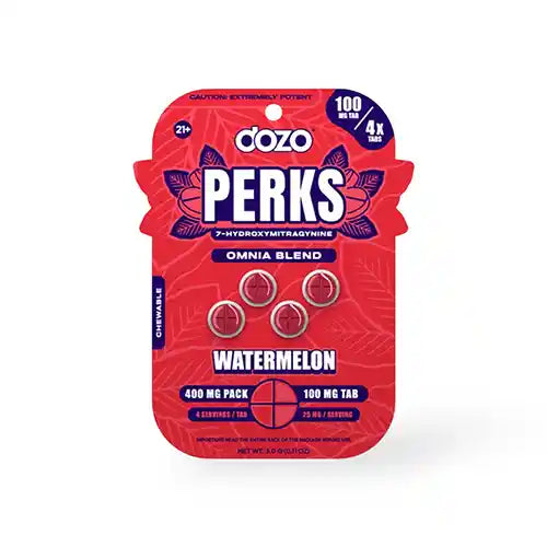 dozo perks watermelon dark pink package