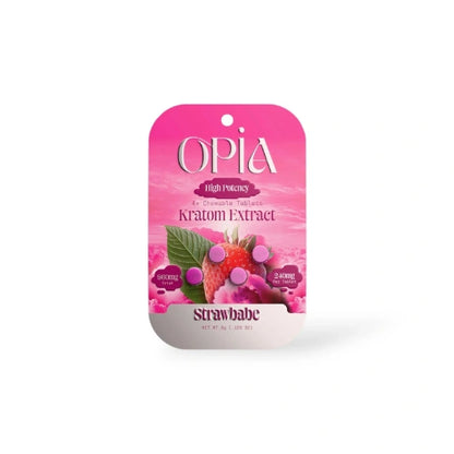OPIA kratom tablets straw babe