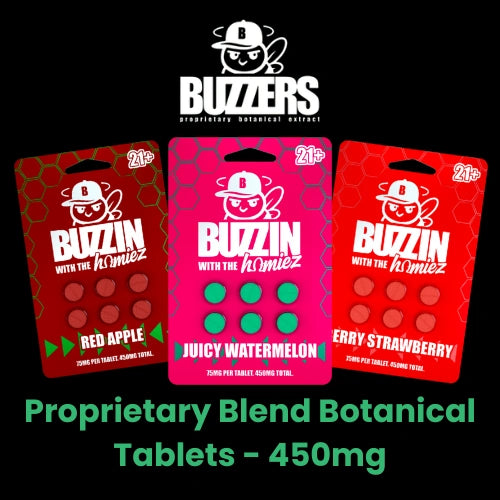 Buzzers - Buzzin With the Homies Botanical Tablets