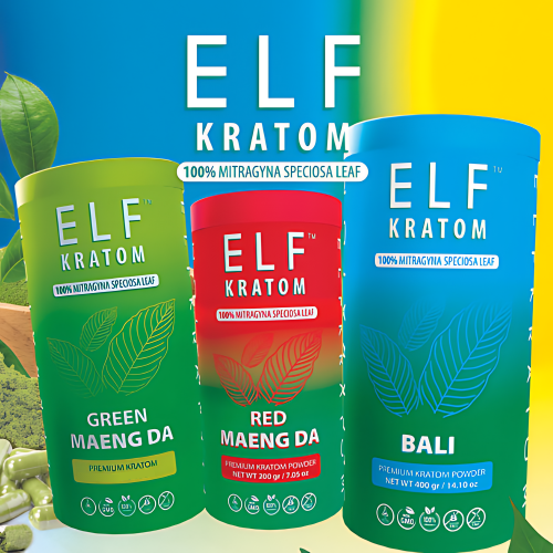 elf kratom three bottles of kratom powder