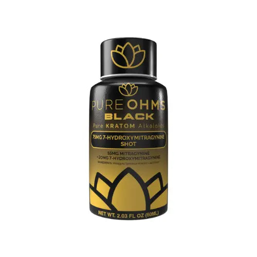 Pure Ohms | Black 7-Hydroxymitragynine Liquid Extract Shot