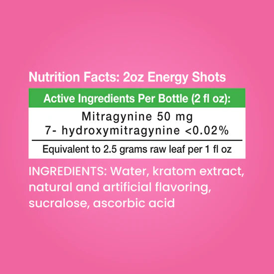 Happy Hippo | Kratom Energy Shot 2oz