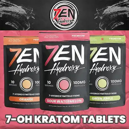 7EN | 7-Hydroxy Kratom Tablets