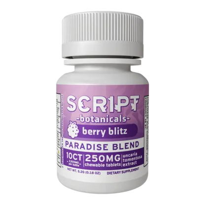 Script Botanicals - Paradise Blend Tablets - 10ct - 2500mg