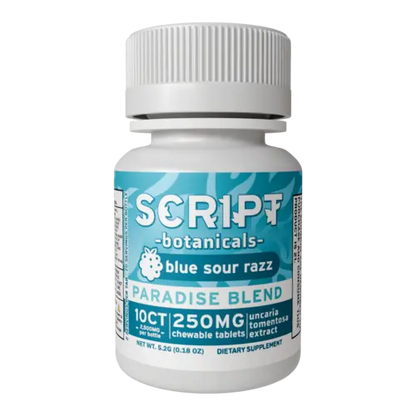 Script Botanicals - Paradise Blend Tablets - 10ct - 2500mg