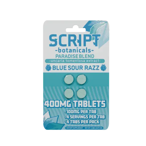 Script Botanicals - Paradise Blend Tablets - 4ct