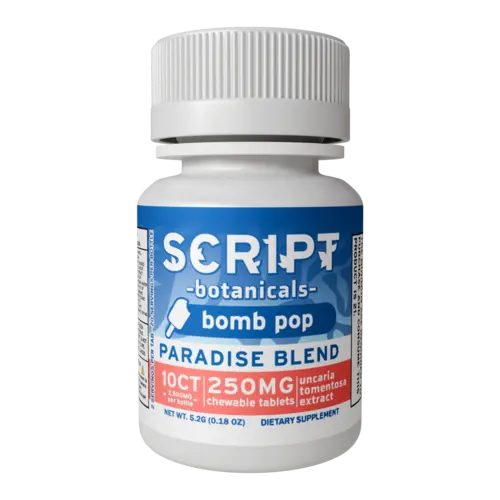 Script Botanicals - Paradise Blend Tablets - 10ct - 2500mg