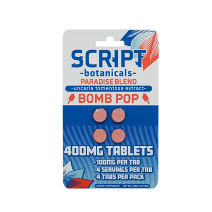Script Botanicals - Paradise Blend Tablets - 4ct