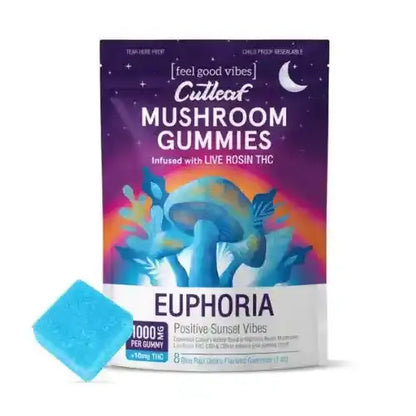 Cutleaf | Euphoria Mushroom Gummies - Sunset - 1000mg