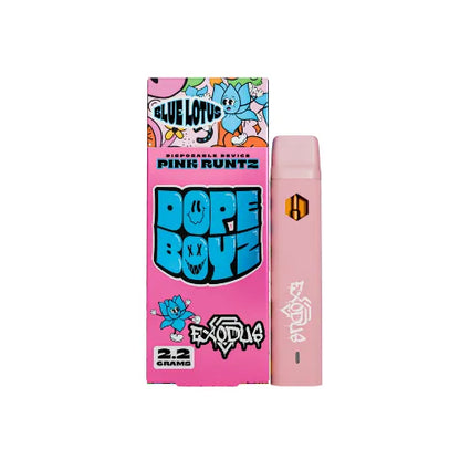 Exodus | Blue Lotus Dope Boyz Disposable Vape Pen - 2.2g | Gold Dragon Kratom Exodus | Blue Lotus Dope Boyz Disposable Vape Pen - 2.2g | Gold Dragon Kratom