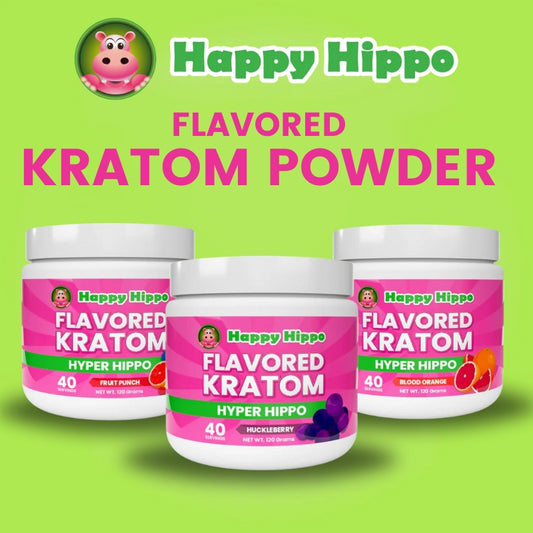 Happy Hippo | Flavored Kratom Powder