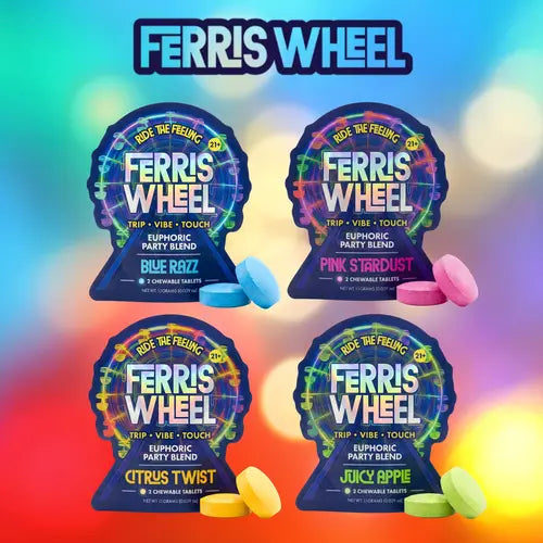 four packages of ferris wheel kanna tablets