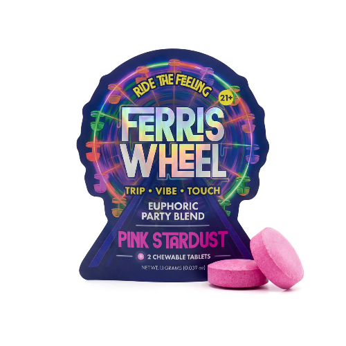 ferris wheel pink stardust