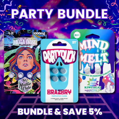 party bundle - bundle & save - 3 packs of tablets with festive blue and purple background