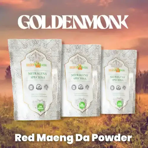Golden Monk | Red Maeng Da Kratom Powder