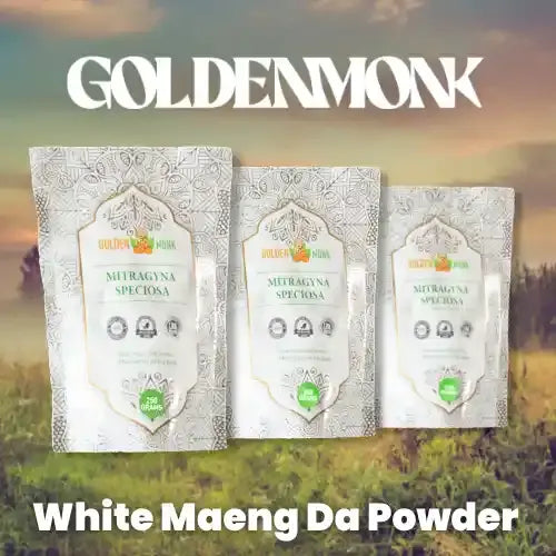 Golden Monk | White Maeng Da Kratom Powder