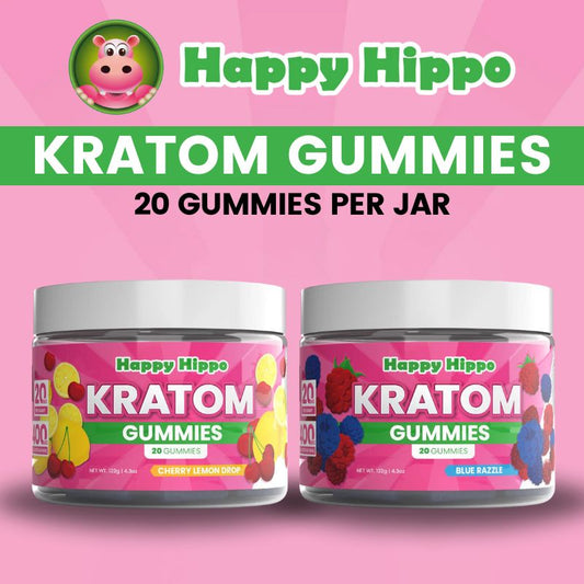 Happy Hippo | Kratom Gummies 20ct