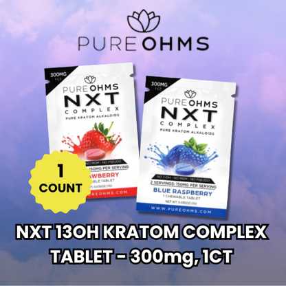 Pure Ohms - NXT - Complex 13OH Kratom Tablets - 300mg