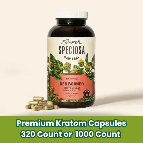 red borneo 320 count jar against tan background