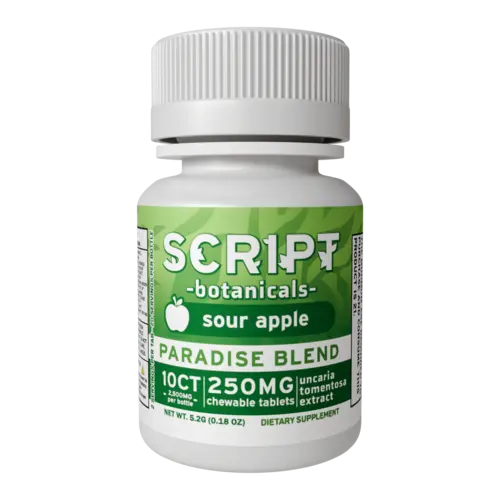Script Botanicals - Paradise Blend Tablets - 10ct - 2500mg