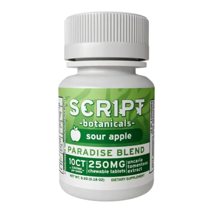 Script Botanicals - Paradise Blend Tablets - 10ct - 2500mg
