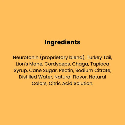 mushroom gummies ingredients