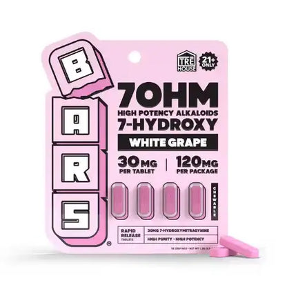 TRE House BARS - White Grape - Light Pink Blister pack