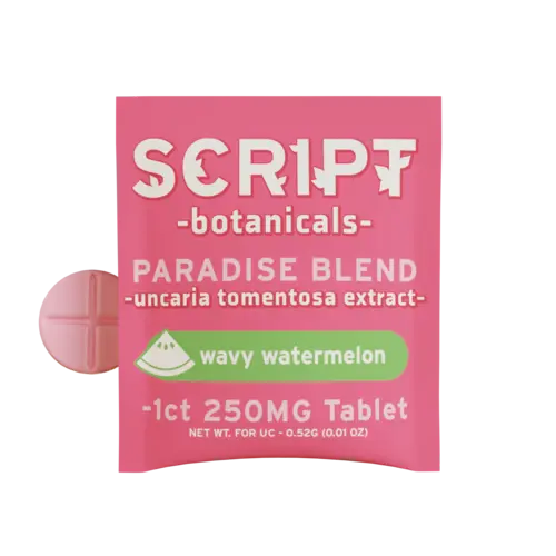 Script Botanicals - Paradise Blend Single Tablet - 250mg