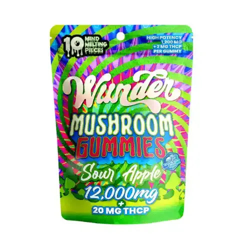Wunder | Entheogenic Nootropic Blend Mushroom + THC-P Gummies - 12000mg