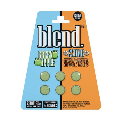 blend indoblend 1500mg tablets - green apple
