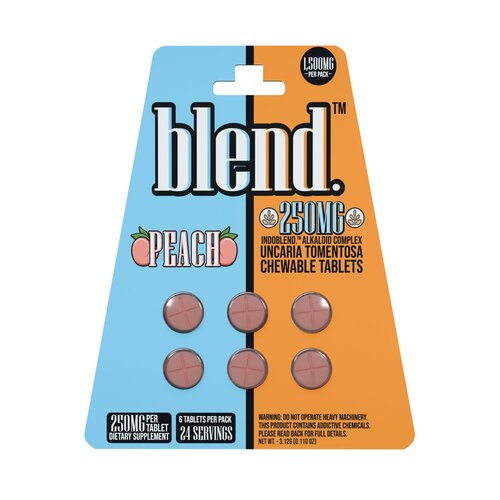 blend indoblend 1500mg tablets - peach