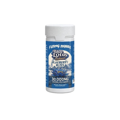 flying horse blue lotus gummies blueberry bliss