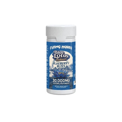 flying horse blue lotus gummies blueberry bliss