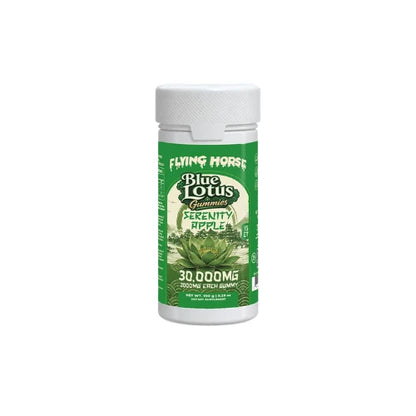 flying horse blue lotus gummies serenity apple