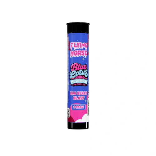 flying horse blue lotus prerolls - boo berry blast